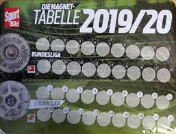 Die bundesliga 2019/20 war die 57. Football Cartophilic Info Exchange Sport Bild Magazin Bundesliga Tabelle 2019 20