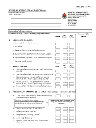 Kadar cukai taksiran dbkl diputus panel dilantik. Osc Senarai Semak Pelanbangunan
