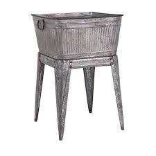 Square tube is widely used in frame work and, depending upon the metal, for a broad range of other purposes. Dollhouse Miniature Rustic Metal Square Wash Tubs On Stand Dekoration