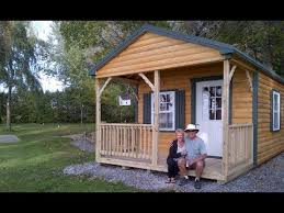 Documents similar to 12x24 homesteaders cabin v2. 12 X 24 Prefab Cabin Walk Through Youtube