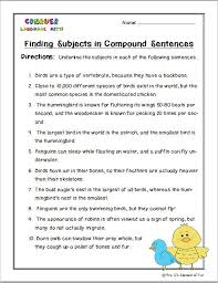 A) read the paragraph and answer the questions 5. Simple Subject And Compound Subject Review Worksheets With Science Integration Study Guide Ela Lesson Compound Subject