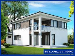 Bu iki katlı ev modelinde ise tamamen ahşap renkler kullanılmış. Ev Villa Proje 14 2040 2014 Yili Villa Modelleri