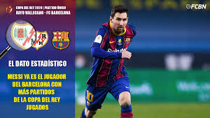 Even if he gave a biblical tenth to charity he still has more. Messi Already Is The Barcelona With More Parties Played Of The Glass Of Rey