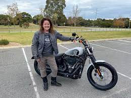 Rockingham Harley Davidson Louise Picked Up Her Brand New Street Bob 114 And What A Stunning Looking Bike It Is In Stone Washed White The Team Rockingham Harley Davidson All Wish