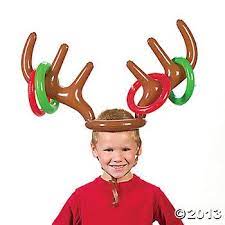 Inflatable Reindeer Antler Ring Toss Game Oriental Trading Holiday Party Games Christmas Party Games Classroom Christmas Party