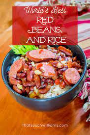 The Best Recipe For Red Beans And Rice With A Secret Ingredient This Is The Most Delicious Recipe For Easy Cooking Recipes Red Bean And Rice Recipe Recipes