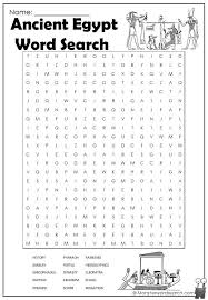 Now your students can write their names using hieroglyphics too! Ancient Egypt Word Search Monster Word Search