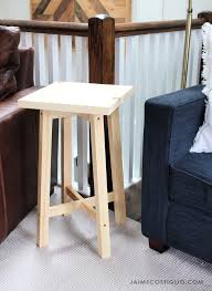 Diy Simple Side Table Jaime Costiglio In 2020 Simple Side Tables Perfect Side Table Side Table