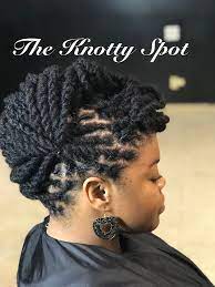 Loc Style Styled By Maquita James Call 803 237 1894 Or Book A Consultation Online At Www St Pinwheel Hair Color Black Beauty Women Black Natural Hairstyles