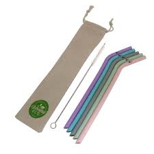 Reusable straws made available in australia environmentally friendly straws that don't impact the planet. Reusable Silicone Straws Pastel 5 Pack Soft Straws Ideal For Kids