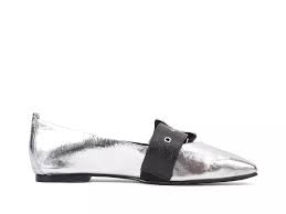 Misty - Silver | Slip-On Mary Jane Flats | Fluevog Shoes