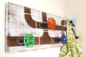 Diy Vintage Faucet Handle Coat Rack A Piece Of Rainbow Diy Hat Rack Diy Hooks Hanger Diy