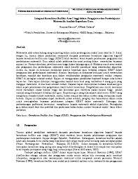 Check spelling or type a new query. Pdf Integrasi Kemahiran Berfikir Aras Tinggi Dalam Pengajaran Dan Pembelajaran Matematik Analisis Keperluan Guru Nooriza Kassim Academia Edu