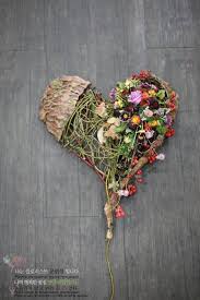 Floristmeisterin Moon Hyunsun Flower Art Flower Heart Heart Crafts