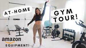 My Home Gym Tour Amazon Affordable Gym Equipment Ashley Gaita Home Gym Gym At Home Gym