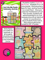 Need A Back To School Icebreaker Activity This Just Like Me Puzzle Helps Students To See What They Have In Icebreaker Activities Icebreaker School Icebreakers