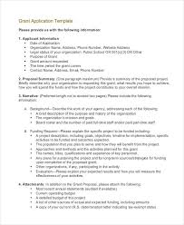 For instance, students and organizations can apply for grants and based on their kind of requirements, one can be issued a grant. Grant Application Templates 6 Free Word Pdf Download Free Premium Templates