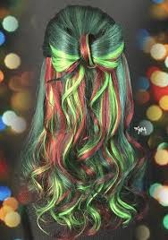 10 Brilliant Shades Of Christmas Hair Color 2020 Ultimate Guide Green Hair Colors Winter Hair Color Trends Christmas Hair