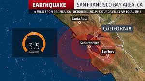It originated about five miles deep in the earth, and occurred about three and a half miles southwest of. Small Earthquake Shakes San Francisco Bay Area The Weather Channel Articles From The Weather Channel Weather Com