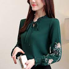 Model yang ditampilkan menggunakan bahan. Model Baju Atasan Wanita Lengan Panjang Terbaru 2020 Model Baju Terbaru