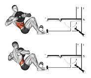 Fitness Exercising Alternate Heel Touchers - Download From Over 56 Million High Quality Stock Photos Images Vectors Sign U Abs Workout Fitness Body Workout