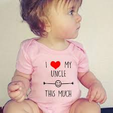 I Love My Paman Ini Banyak Lucu Bayi Baru Lahir Kapas Baju Monyet Bayi  Gadis-gadis Anak Laki-laki Lengan Pendek Fashion Kawaii Lucu Jumpsuit  pakaian