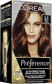 L'Oréal Récital Préférence hair colour 5.3 light gold brown starting from £  7.38 (2024)