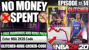 We recommend following both the myteam and the official nba 2k twitter. Nba 2k20 No Money Spent 14 Free Kobe Locker Code And 2 Free Diamonds And Market Crash In Myteam Youtube