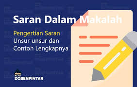 Jurnal ini disusun sebagai kelengkapan salah satu syarat untuk memperoleh gelar sarjana sains, progam studi kimia fakultas matematika dan ilmu pengetahuan alam, universitas pakuan bogor. Terbaru Kumpulan Contoh Saran Kritik Dan Penutup Dalam Makalah Dosenpintar Com