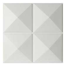 Description square stands out from all other panels because of geometric design. Art3dwallpanels 19 7 Inch X 19 7 Inch 3d Wall Panels Pvc Pyramid Design 32 Sq Ft The Home Depot Canada