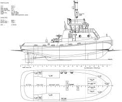 Take A Look Inside The Dogancay Tugboat Blueprint Tug Boats Boat Plans Model Boats