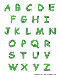 Whether you want to make a game, use the letters . Alphabet Upper Case Letters Free Printable Templates Coloring Pages Firstpalette Com