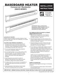 Maybe you would like to learn more about one of these? Tpi Baseboard Heater Installation Instructions