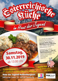 Es sind brancheneinträge zu griechische küche in hamburg gefragt? Osterreichische Kuche Haus Der Jugend E V