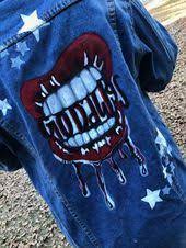 Handpainted Jean Jacket Georgia Bulldogs Jean Jacket Diy Jean Jacket Diy Jacket