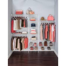 Check spelling or type a new query. Closetmaid Superslide 5 Ft To 8 Ft 12 9 In D X 96 In W X 86 3 In H White Ventilated Wire Steel Closet System Organizer Kit 5037 The Home Depot