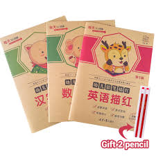 Chinese alphabet seems like an odd term. Chinese Characters Mathematics English Alphabet Learning Handwriting Copybook Toddler Exercise Book For Kids Preschool Children Best Promo 535c1 Cicig