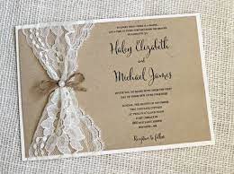 Rustic Wedding Invitation Lace Wedding By Loveofcreating On Etsy Wedding Invitations Rustic Lace Wedding Invitations Rustic Wedding Invitations Diy