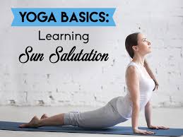 Sun salutations (surya namaskara in sanskrit)are used in yoga practices like ashtanga yoga as a means of warming up and also as a means of each movement in a sun salutation is accompanied by either an inhale or an exhale. Yoga Basics Learning Sun Salutation Top Fitness Magazine