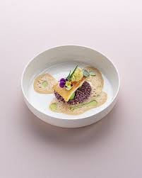 Roasted Fillet Of Skate With Wild Cauliflower Salty Vegetables By Maurice Fransen For Stefanvansprang A Bistro Food Restaurant Plates Food Plating