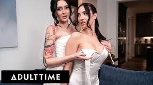 Porn Video - ADULT TIME - Sensual Romantic First Fuck For Lesbian Newlyweds Charlotte  Sins And Melissa Stratton!