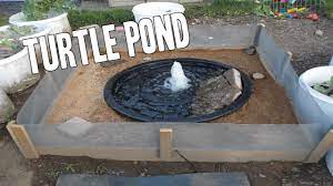 Where you can get away with a small pond for fish, you will need at least 250 gallons (1136 litres. Backyard Turtle Pond Ideas