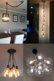 7 Cluster Custom Any Colors Chandelier Multi Pendant Lighting Modern Rainbow Cloth Cords Indu In 2021 Ceiling Pendant Lights Multi Light Pendant Modern Pendant Light