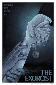 This is the poster for the exorcist, one of the scariest films that i have ever seen. The Exorcist Poster Mondo