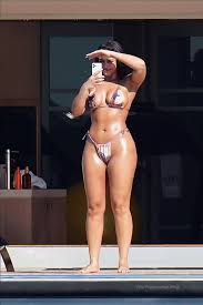 Michael B. Jordan & Lori Harvey are Seen While Holidaying on a Yacht in St  Barts (38 Photos) | TheFappening