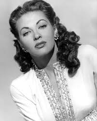 Yvonne De Carlo in a publicity photo for Hotel Sahara (1951).