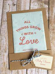 Your Guests Will Love These Babys Breath Flower Seeds The Packets Are A Sweet Reminder Th Baby Shower Seed Favors Seed Packets Favors Baby Shower Party Favors