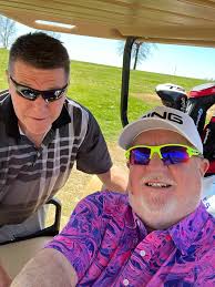 It was a good day for Ryan! Played wolf, cats, greenies, and Nassau's.  Played blue tees!