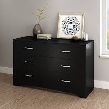 South Shore Soho 6 Drawer Double Dresser Black Walmart Com Black Dressers Bedroom Collections Furniture Double Dresser