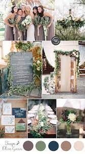 Expect to see green tones everywhere in 2021, from actual greenery to color palettes that feature green as a primary or accent color. Best 8 Spring Summer Wedding Color Inspirations For 2021 Spring Wedding Colors Olive Branch Wedding Wedding Theme Colors